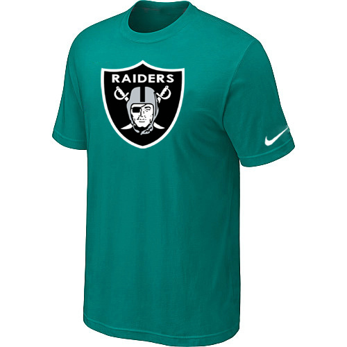  Oakland Raiders Sideline Legend Authentic Logo TShirt Green 63 