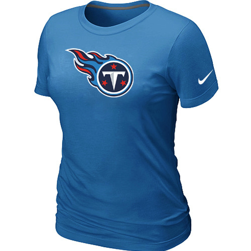  Tennessee Titans L-blue Womens Logo TShirt 59 