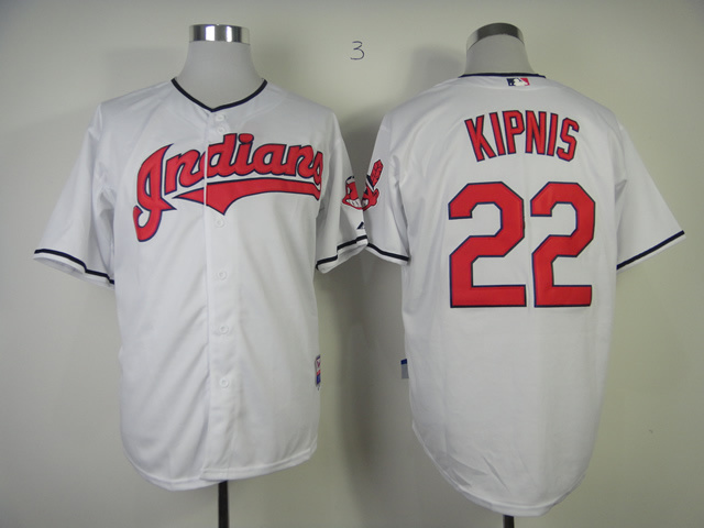 MLB Cleveland Indians #22 Kipnis White Jersey