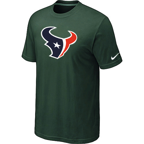  Houston Texans Sideline Legend Authentic Logo TShirt D- Green 100 