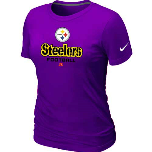  Pittsburgh Steelers Purple Womens Critical Victory TShirt 44 