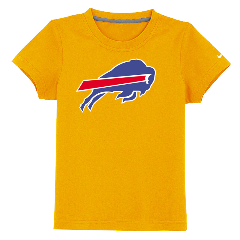 Buffalo Bills Sideline Legend Authentic Logo Youth T Shirt yellow