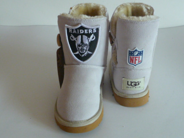 Kids NFL Oakland Raiders UGG Snow boots Beige