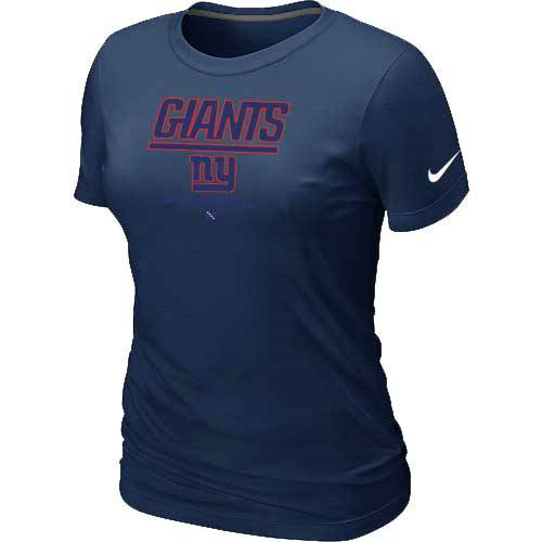 New York Giants D-Blue Womens Critical Victory TShirt77