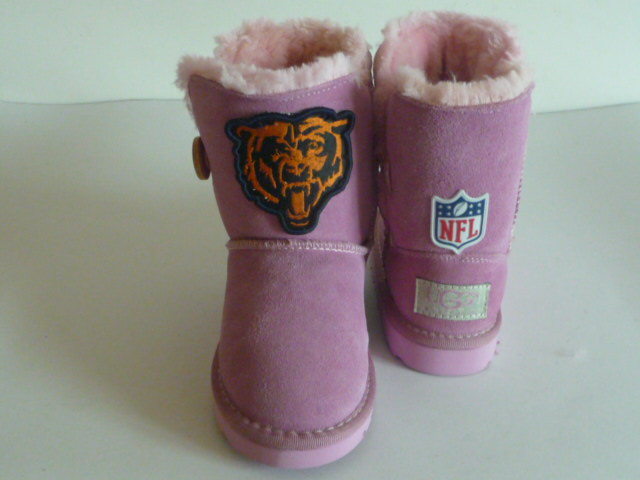 Youth Chicago Bears Pink Boots