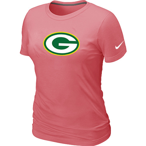  Green Bay Packers Pink Womens Logo TShirt 52 