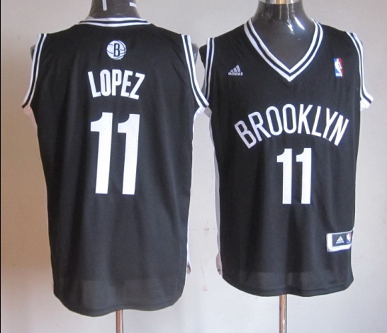 NBA Brooklyn Nets #11 Lopez Black Jersey Black