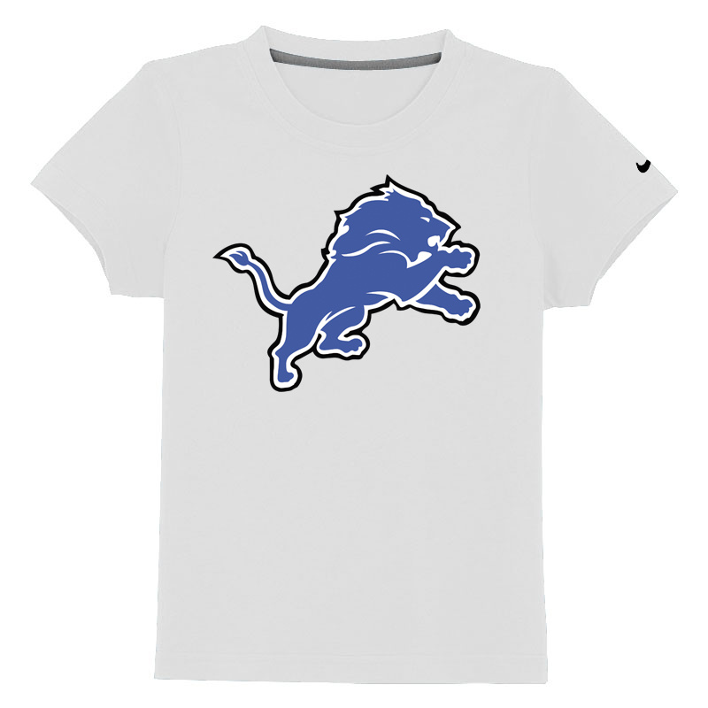 Detroit Lions Sideline Legend Authentic Logo Youth T Shirt White