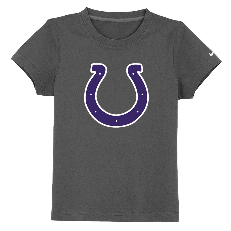 Indianapolis Colts Sideline Legend Authentic Logo Youth T Shirt D-Grey