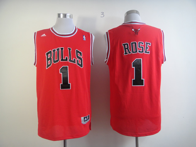 Nike Chicago Bulls #1 Rose Red Color Jersey