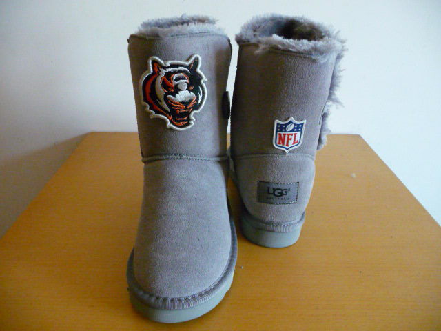 Womens Cincinnati Bengals Cheerleader Boots Gray