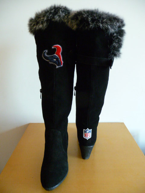 NFL Hostan Texans Black Women Boots