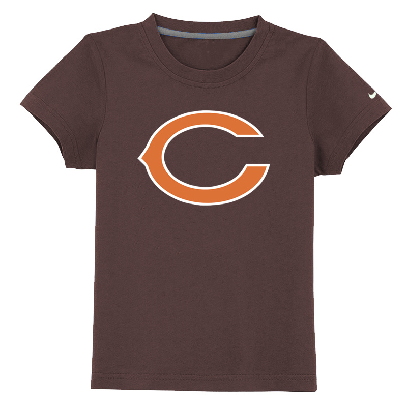 Chicago Bears Sideline Legend Authentic Logo Youth T Shirt brown