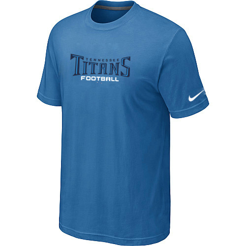  Nike Tennessee Titans Sideline Legend Authentic Font TShirtC L- Blue 78 