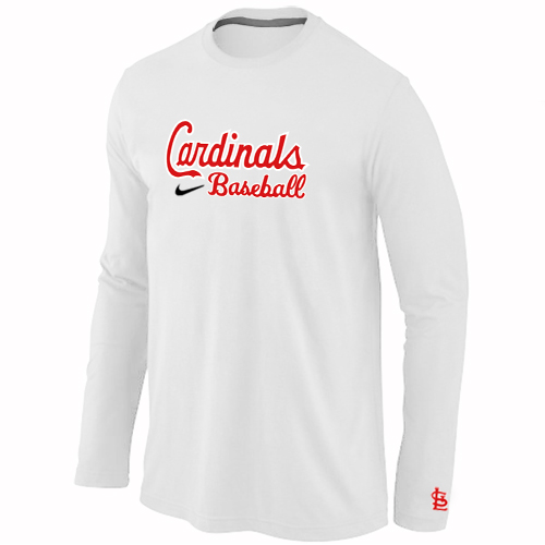 Nike St. Louis Cardinals Long Sleeve T-Shirtwhite