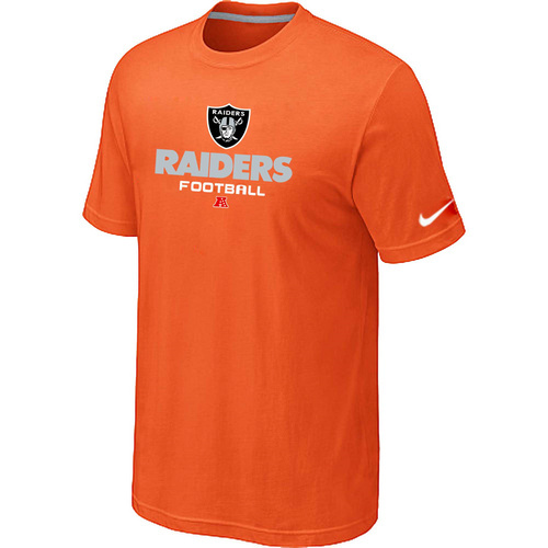  Oakland Raiders Critical Victory Orange TShirt 12 