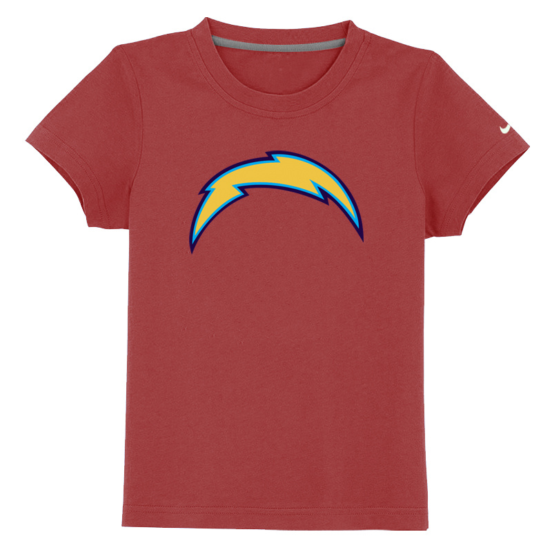 San Diego Chargers Sideline Legend Authentic Logo Youth T Shirt Red