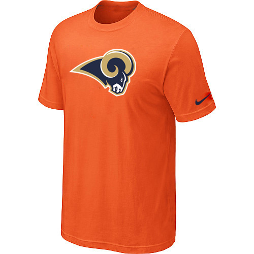  Nike St- Louis Rams Sideline Legend Authentic Logo TShirt Orange 57 