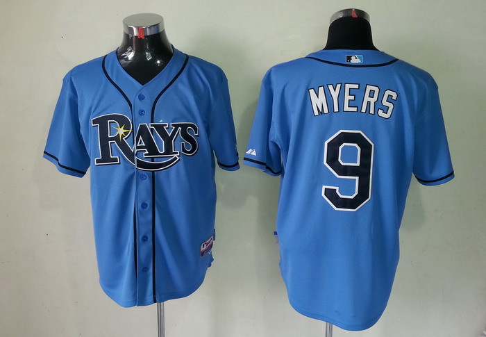 MLB Tampa Bay Rays #9 Myers Jersey Blue