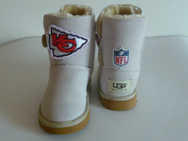 Kids NFL Kansas City Chiefs UGG Snow boots Beige