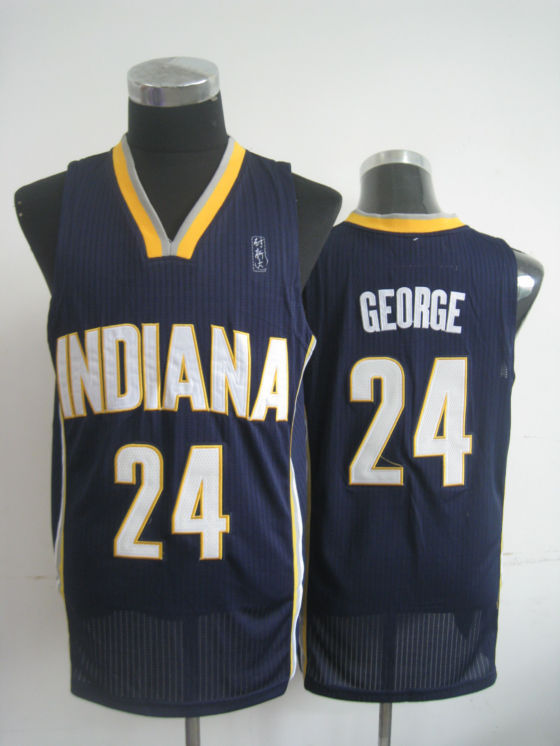 NBA Indiana Pacers Paul George #24 jersey blue