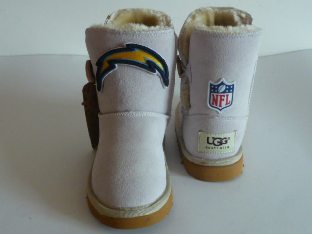 Kids NFL San Diego Chargers UGG Snow boots Beige