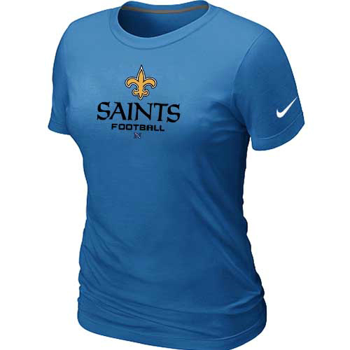 New  Orleans SaintsL-blue Womens Critical Victory TShirt 67