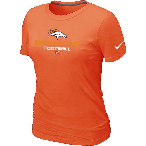  Denver Broncos Orange Womens Critical Victory TShirt 41 