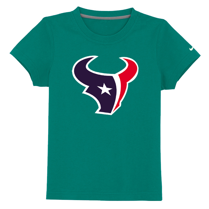 Houston Texans Sideline Legend Authentic Logo Youth T Shirt Green