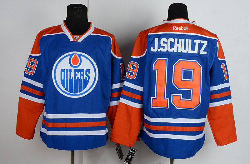 Edmonton Oilers #19 J.Schultz Blue Jersey