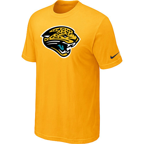  Jacksonville Jaguars Sideline Legend Authentic Logo TShirt Yellow 80 