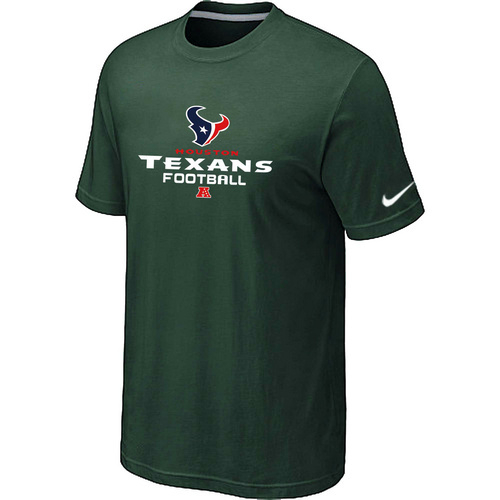  Houston Texans Critical Victory D- Green TShirt 43 