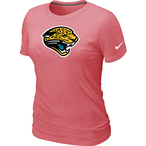  Jacksonville Jaguars Pink Womens Logo TShirt 6 