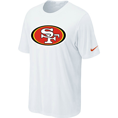  Nike San Francisco 49 ers Sideline Legend Authentic Logo DriFI T TShirt White 250 