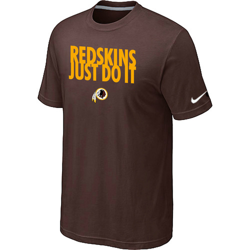 NFL Washington Red Skins Just Do It Brown TShirt 21 