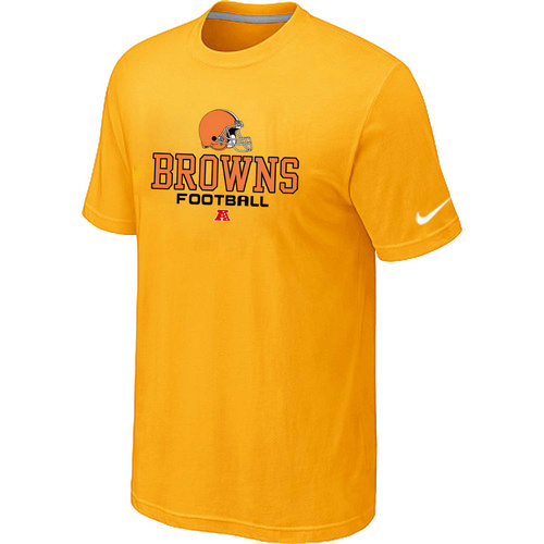  Cleveland Browns Critical Victory Yellow TShirt 8 