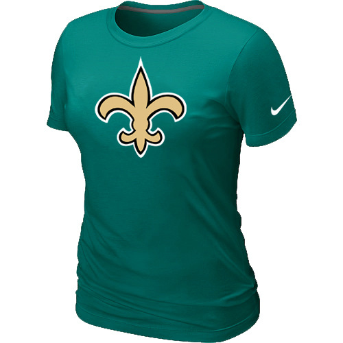 New Orleans SaintsL-Green Womens Logo TShirt 76