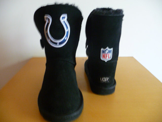 NFL Indianapolis Colts Cuce Shoes Ladies Fanatic Boots Black