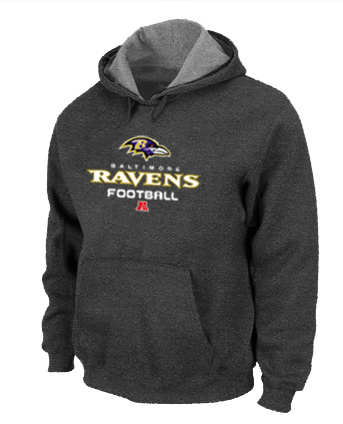 Baltimore Ravens Critical Victory Pullover Hoodie D.Grey
