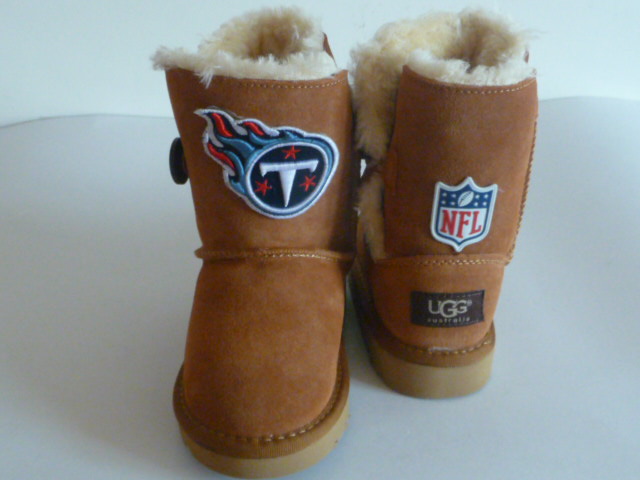 NFL Tennessee Titans Cuce Shoes Kids Fanatic Boots Tan