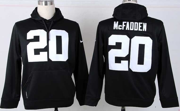 Nike NFL Oakland Raiders #20 McFadden Black Hoodie