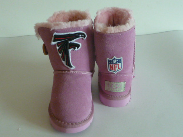 Youth Atlanta Falcons Boots Pink