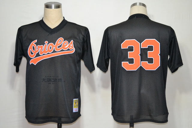 MLB Jerseys Baltimore Orioles 33 Eddie Murray Black M&N 1988 BP