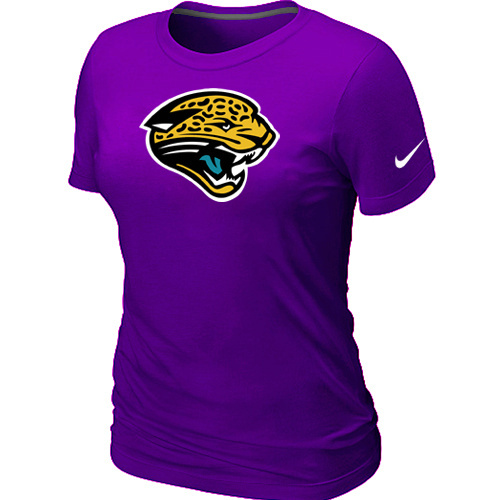  Jacksonville Jaguars Purple Womens Logo TShirt 50 