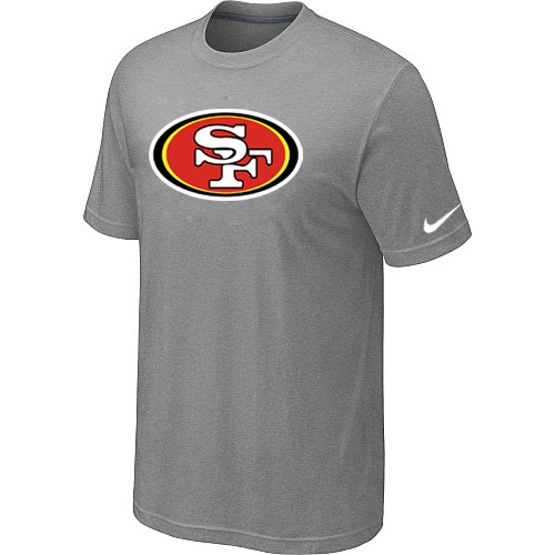  Nike San Francisco 49 ers Sideline Legend Authentic Logo TShirt Lightgrey 242 