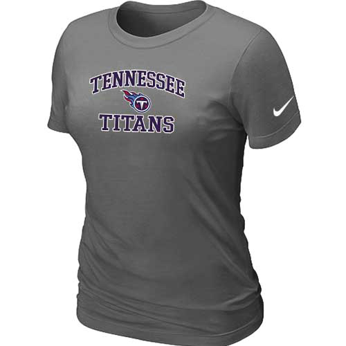  Tennessee Titans Womens Heart& Soul D- Grey TShirt 29 