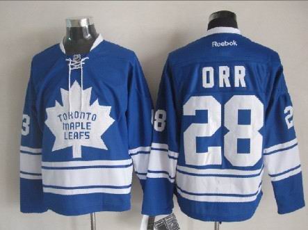 NHL Toronto Maple Leafs #28 Colton Orr Blue Jersey