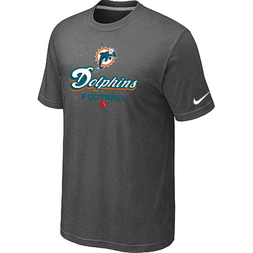  Miami Dolphins Critical Victory D- Grey TShirt 16 