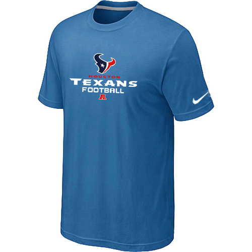  Houston Texans Critical Victorylight Blue TShirt 40 