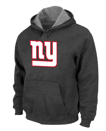 New York Giants Authentic Logo Pullover Hoodie D.Grey 2